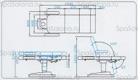 Косметологическое кресло SD-3803A, 2 мотора СЛ